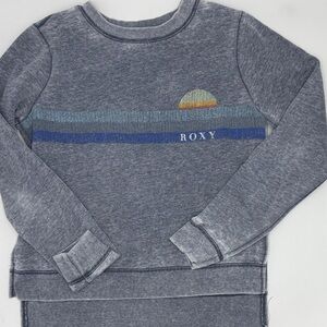 Roxy Kids L 10/12 Gray Sweatshirt